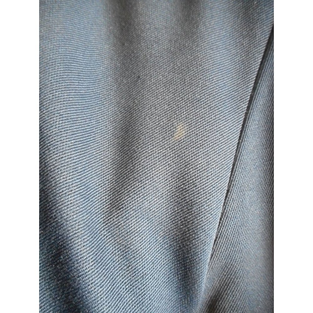 Vintage Men's Blue 42R Zip in Liner / Lined Mens Trench Coat Overcoat JCPenney - Picture 6 of 6